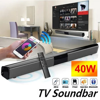 

Bluetooth SoundBars,Portable Wired and Wireless Mini Soundbar Speakers for Home Theater Surround Sound