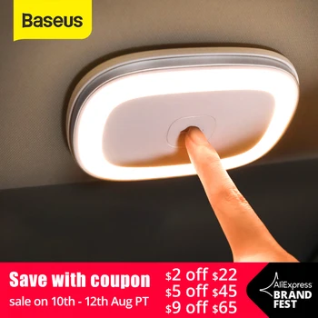 Baseus Touch Senor Led Night Light Car Roof Light Ceiling Magnet Lamp Automobile Car Interior Reading Light Home USB Charging
Baseus Touch Senor Led Night Light Car Roof Light Ceiling Magnet Lamp Automobile Car Interior Reading Light Home USB Charging