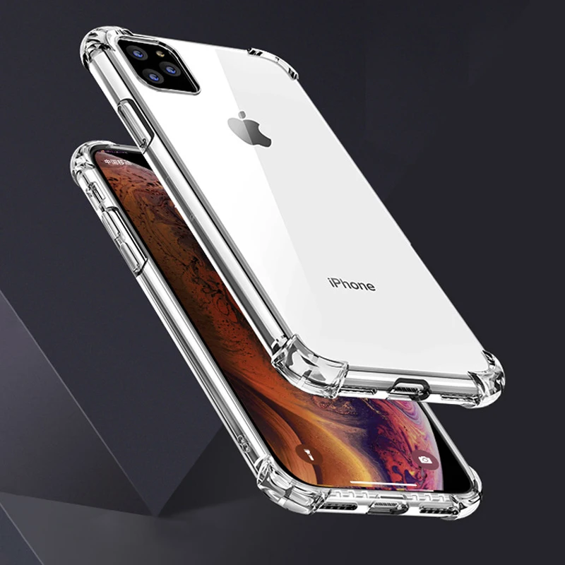 Soft Transparent Case for iPhone 11 pro Max 2019 Clear TPU Case coque for iPhone 11 Max XR 7 8 plus Shockproof Phone Cover Shell
Soft Transparent Case for iPhone 11 pro Max 2019 Clear TPU Case coque for iPhone 11 Max XR 7 8 plus Shockproof Phone Cover Shell