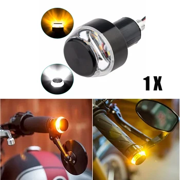 1 Pc LED Motorcycle Handlebar End Turn Signal Light Universal 22mm Indicator Flasher Handle Bar Blinker Side Marker Lamp
1 Pc LED Motorcycle Handlebar End Turn Signal Light Universal 22mm Indicator Flasher Handle Bar Blinker Side Marker Lamp