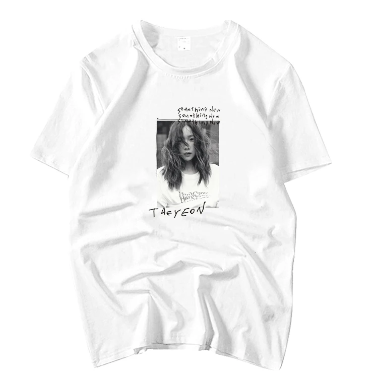 Girl'S Generation Taeyeon New Album Something New Cover Same Printing T Shirt Summer Unisex Loose T-Shirt 2 Style 4 Colors
Girl'S Generation Taeyeon New Album Something New Cover Same Printing T Shirt Summer Unisex Loose T-Shirt 2 Style 4 Colors