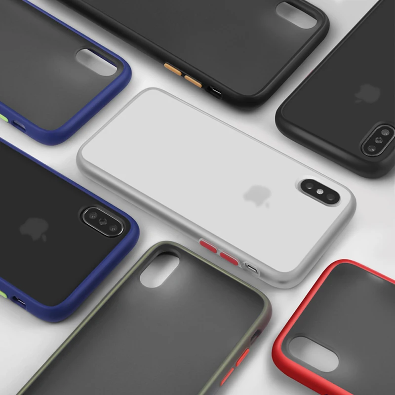 CAPSSICUM Anti-knock Matte Case for iPhone X XS MAX XR Cases Air Bag TPU Shockproof Back Cover for iPhone Xr X Xs Max
CAPSSICUM Anti-knock Matte Case for iPhone X XS MAX XR Cases Air Bag TPU Shockproof Back Cover for iPhone Xr X Xs Max
