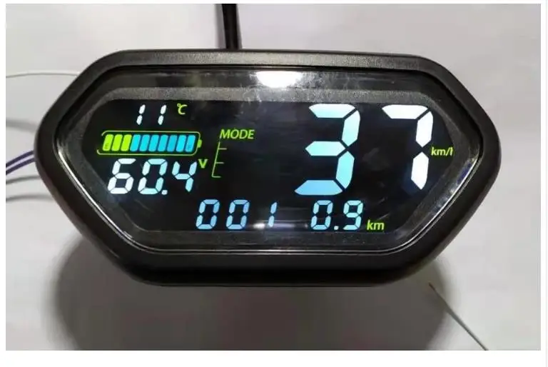 speedometer LCD DISPLAY 48v60v72v84v96v120v144v light/battery level indicator for Electric scooter gauge bike tricycle dashboard
speedometer LCD DISPLAY 48v60v72v84v96v120v144v light/battery level indicator for Electric scooter gauge bike tricycle dashboard