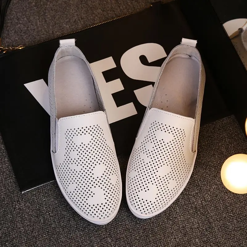 2016 Spring Summer Hollow out Loafers Women's Korean-style a Booties Genuine Leather Thick Bottomed Shoes Flat Shoes Casual Shoe
2016 Spring Summer Hollow out Loafers Women's Korean-style a Booties Genuine Leather Thick Bottomed Shoes Flat Shoes Casual Shoe