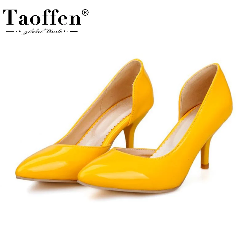 Taoffen 4 Color Size 28-43 Women Pumps Two-Piece Ladies Pointed Toe Pumps Spring Wedding Party Thin High Heel Shoes Footwear
Taoffen 4 Color Size 28-43 Women Pumps Two-Piece Ladies Pointed Toe Pumps Spring Wedding Party Thin High Heel Shoes Footwear
