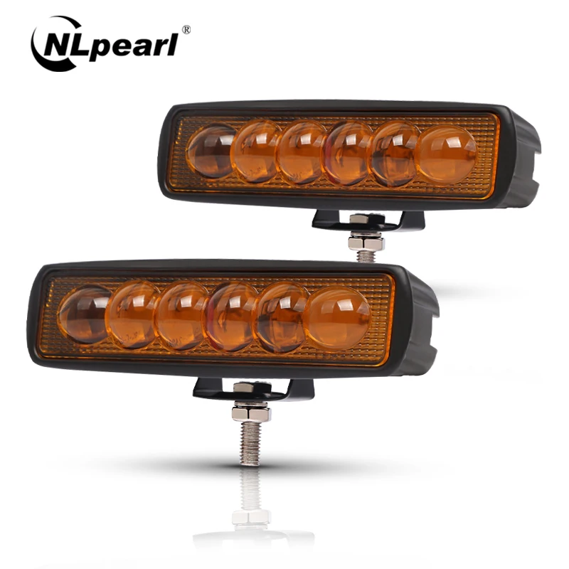 Nlpearl 2x 6'' 18W Led Light Bar/Work Light 8D Lens Spot LED Work Light Bar Driving Lamp for Offroad Jeep Trucks Boat SUV ATV
Nlpearl 2x 6'' 18W Led Light Bar/Work Light 8D Lens Spot LED Work Light Bar Driving Lamp for Offroad Jeep Trucks Boat SUV ATV