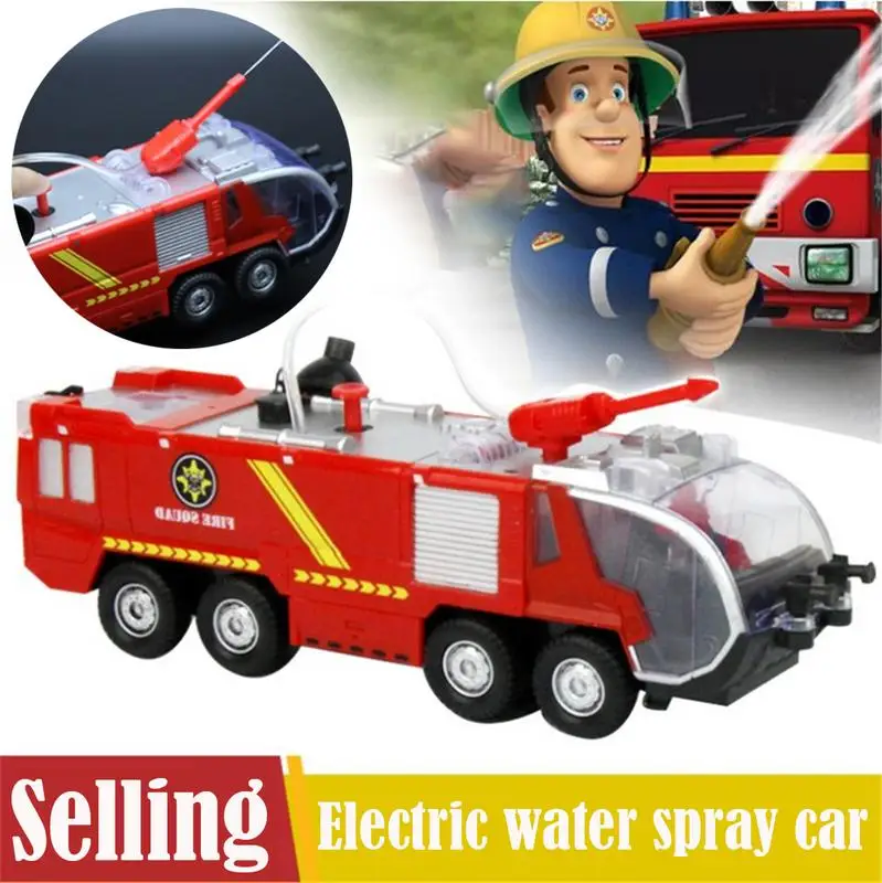 Водяной пистолет игрушечный грузовик с рисунками из мультфильма Пожарный Сэм