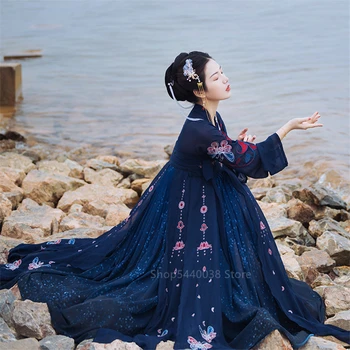Woman Hanfu Dress Ancient Chinese Folk Dance Costumes Oriental Asian Qing Dynasty National Fairy Princess Photography Cosplay
Woman Hanfu Dress Ancient Chinese Folk Dance Costumes Oriental Asian Qing Dynasty National Fairy Princess Photography Cosplay