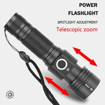 Pocket LED Flashlight USB Rechargeable LED Torch Mini Flashlight Zoomable Power Display Flashlight Flashlight Camping
Pocket LED Flashlight USB Rechargeable LED Torch Mini Flashlight Zoomable Power Display Flashlight Flashlight Camping