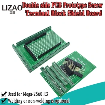 LIZAO Double-side PCB Prototype Screw Terminal Block Shield Board Kit For MEGA-2560 Mega 2560 R3 Mega2560 R3
LIZAO Double-side PCB Prototype Screw Terminal Block Shield Board Kit For MEGA-2560 Mega 2560 R3 Mega2560 R3