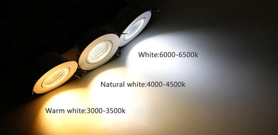 LED Downlight Dimmable Spot Light 3W 4W 5W 7W  Warm White Ceiling Rendering Lamp For Warm Atmosphere Indoor Decoration LED Light