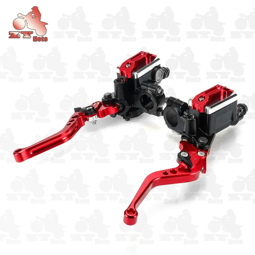 7/8" Motorcycle Master Cylinder Hydraulic Brake Pump Clutch Handlebar Lever Reservoir Set
7/8" Motorcycle Master Cylinder Hydraulic Brake Pump Clutch Handlebar Lever Reservoir Set