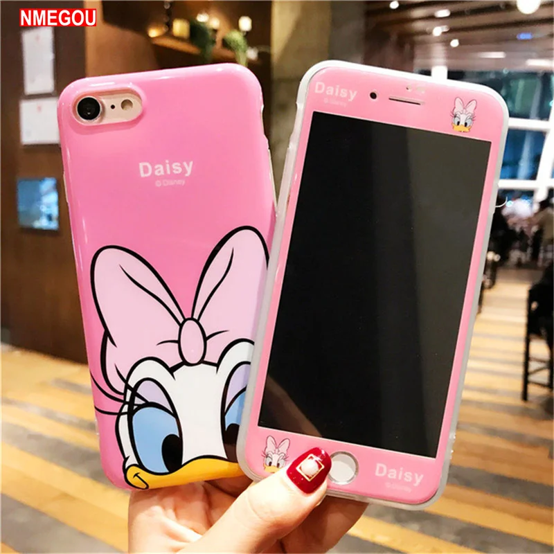 360 Full Cover Cartoon Silicone Phone Case with Glass Screen Protector Cases for IPhone XS Max XR X 8 7 6 6S Plus 10 Cute Women
360 Full Cover Cartoon Silicone Phone Case with Glass Screen Protector Cases for IPhone XS Max XR X 8 7 6 6S Plus 10 Cute Women