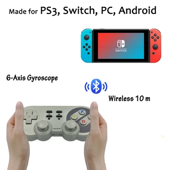 Bluetooth Wireless Remote Controller For Nintend Switch Console NS Game Console for PUBG Vibration Gamepad for Android/PC/PS3
Bluetooth Wireless Remote Controller For Nintend Switch Console NS Game Console for PUBG Vibration Gamepad for Android/PC/PS3