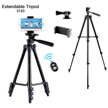 Extendable 34-106cm Portable Tripod for Smart Phone Gopro Camera Stand Holder Aluminum Travel Tripode Para
Extendable 34-106cm Portable Tripod for Smart Phone Gopro Camera Stand Holder Aluminum Travel Tripode Para