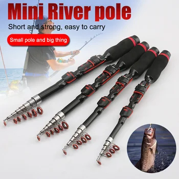 Newly Fishing Rod Pole Mini Portable Ceramics Guided Ring Telescopic Anti-slip Handle for Anglers S66
Newly Fishing Rod Pole Mini Portable Ceramics Guided Ring Telescopic Anti-slip Handle for Anglers S66