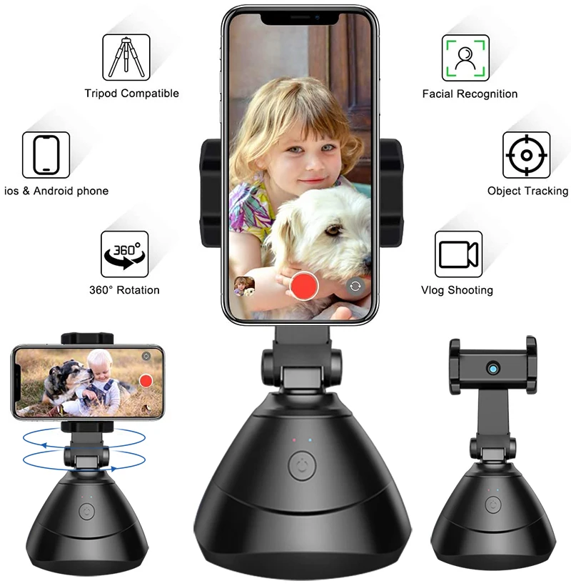 Auto Smart AI Holder For Photo Vlog Video Recor Selfie Shooting Smartphone Selfie Shooting Gimbal 360 Face Follow As Apai Genie
Auto Smart AI Holder For Photo Vlog Video Recor Selfie Shooting Smartphone Selfie Shooting Gimbal 360 Face Follow As Apai Genie