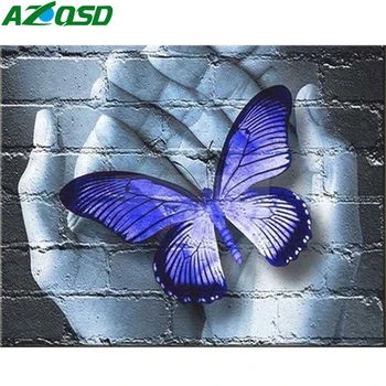 AZQSD Unframe DIY Oil Painting By Numbers Hand Butterfly Acrylic Paint Adult Coloring By Numbers Animal Home Decoration
AZQSD Unframe DIY Oil Painting By Numbers Hand Butterfly Acrylic Paint Adult Coloring By Numbers Animal Home Decoration