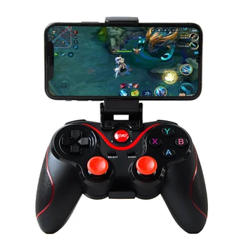 Terios T3 X3 Wireless Joystick Gamepad Game Controller Bluetooth BT3.0 Joystick for Mobile Phone Tablet TV Box Holder Wholesale
Terios T3 X3 Wireless Joystick Gamepad Game Controller Bluetooth BT3.0 Joystick for Mobile Phone Tablet TV Box Holder Wholesale