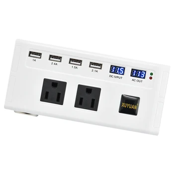 DC12V to AC110V Car 200W Power Inverter LCD Modified Sine Wave 4 USB Ports Converter Adapters
DC12V to AC110V Car 200W Power Inverter LCD Modified Sine Wave 4 USB Ports Converter Adapters