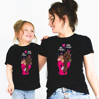 Matching Family Outfits Super Mom & Daughter Print Boys Girls Black T-shirt Mother's day Present Clothes Kids&Woman Funny Tshirt
Matching Family Outfits Super Mom & Daughter Print Boys Girls Black T-shirt Mother's day Present Clothes Kids&Woman Funny Tshirt