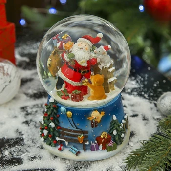 Souvenir polystone water ball musical "Grandfather Frost and his helpers" 15,5х10,5х11 cm 3244434
Souvenir polystone water ball musical "Grandfather Frost and his helpers" 15,5х10,5х11 cm 3244434