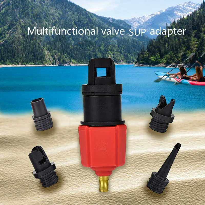 SUP Surfing Paddle Board Valve Adaptor Multi-connector Is Suitable for Kayak Rubber Boat Charge Boat Inflatable Bed
SUP Surfing Paddle Board Valve Adaptor Multi-connector Is Suitable for Kayak Rubber Boat Charge Boat Inflatable Bed