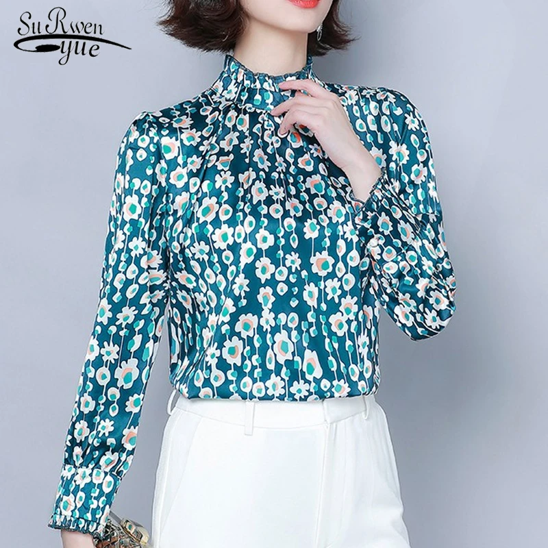Camisas Mujer 2019 New Long Sleeve Floral Blouse Women Casual Chiffon Pullover Printing Women Shirt Stand Collar Tops 6846 50
Camisas Mujer 2019 New Long Sleeve Floral Blouse Women Casual Chiffon Pullover Printing Women Shirt Stand Collar Tops 6846 50