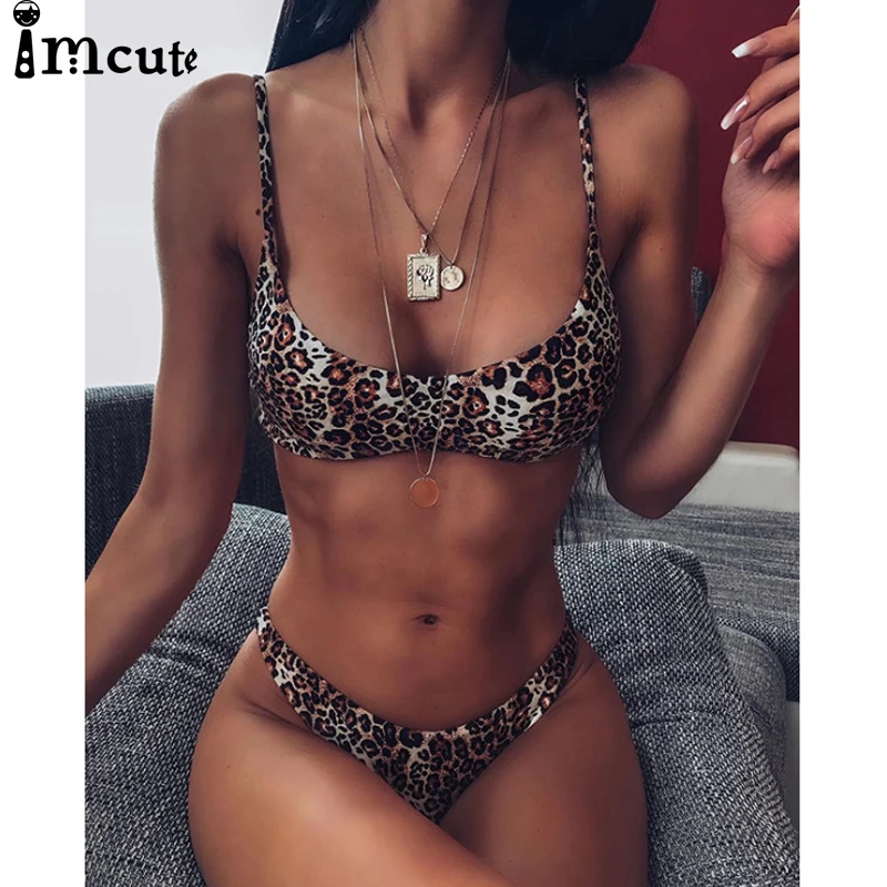 Imcute Women S Pcs Bikini Set Basic Ruched Bikini Solid Color
