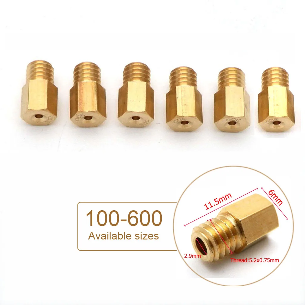 6pcs Hex Type Main Jets for MIKUNI VM TM TMX Carburetor Motorcycle Scooter Injectors Nozzle Available Sizes 100 -600
6pcs Hex Type Main Jets for MIKUNI VM TM TMX Carburetor Motorcycle Scooter Injectors Nozzle Available Sizes 100 -600