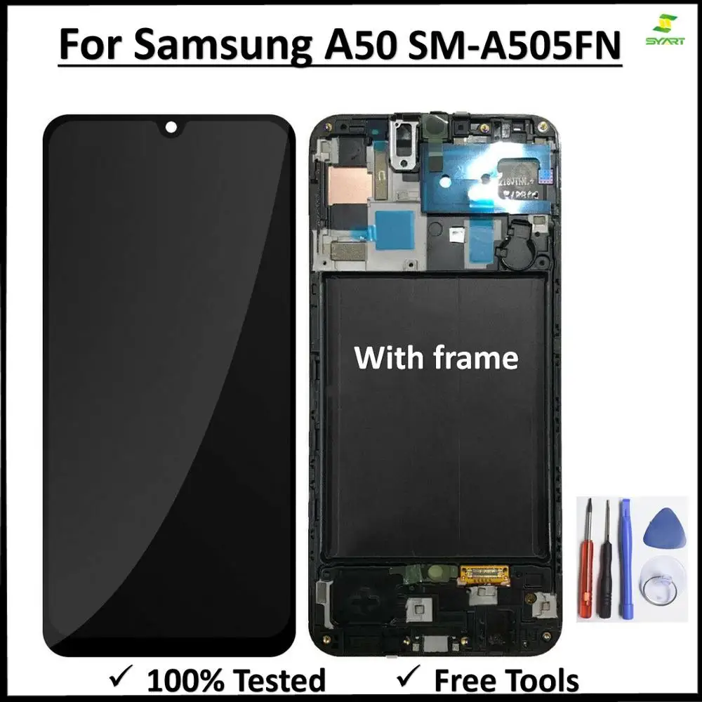 Lcd Touch Full Screen For Samsung Galaxy A50 A505 A505F SM-A505FN A505F/DS LCD Frame Black Display Assembled Digitizer Parts
Lcd Touch Full Screen For Samsung Galaxy A50 A505 A505F SM-A505FN A505F/DS LCD Frame Black Display Assembled Digitizer Parts