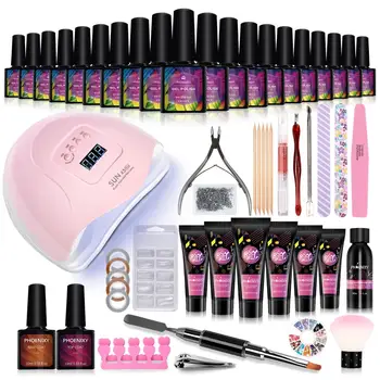 Poly Gel Kit Manicure Set 80w UV LED Lamp For Nail Gel Polish Set 8ml Gel Varnish Nail Extension Gel Hard Jelly Gel Nail Kit Set
Poly Gel Kit Manicure Set 80w UV LED Lamp For Nail Gel Polish Set 8ml Gel Varnish Nail Extension Gel Hard Jelly Gel Nail Kit Set