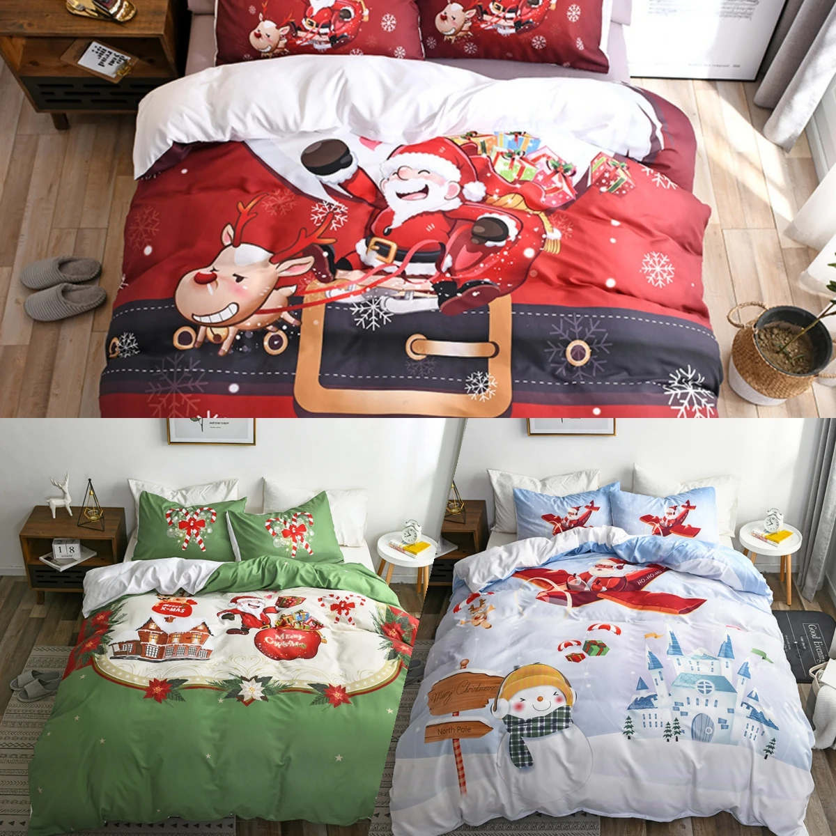 2020 New Pattern Printing 2/3 Pcs Duvet Cover Set 1 Quilt Cover + 1/2 Pcs Pillow Cases Single Duvet Cover Set Christmas Present
2020 New Pattern Printing 2/3 Pcs Duvet Cover Set 1 Quilt Cover + 1/2 Pcs Pillow Cases Single Duvet Cover Set Christmas Present