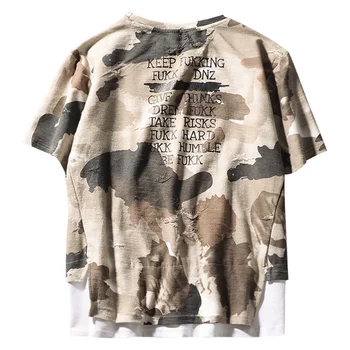 Camouflage Men T Shirts Print Summer Cotton Vintage Fake Two American Hip Hop Loose Trendy T Shirts Latest Mens Fashion T Shirts
Camouflage Men T Shirts Print Summer Cotton Vintage Fake Two American Hip Hop Loose Trendy T Shirts Latest Mens Fashion T Shirts