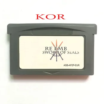 32 Bit EUR/KOR Handheld Console Video Game Cartridge Card Fir Emb Sword of Seals Version the First Collection
32 Bit EUR/KOR Handheld Console Video Game Cartridge Card Fir Emb Sword of Seals Version the First Collection