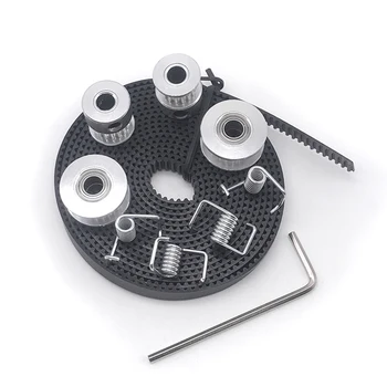 Hot Sale 20 Teeth 2GT Timing Pulley Wheel with Idle Pulley+Spring+Wrench Kit For 3D Printer
Hot Sale 20 Teeth 2GT Timing Pulley Wheel with Idle Pulley+Spring+Wrench Kit For 3D Printer