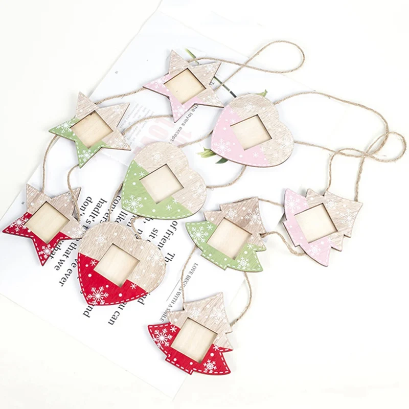 Roamantic Creative Christmas Photo Frame Pendant Christmas Tree Hanging Decor Ornaments Home Decoration Crafts Kids Photo Frame
Roamantic Creative Christmas Photo Frame Pendant Christmas Tree Hanging Decor Ornaments Home Decoration Crafts Kids Photo Frame