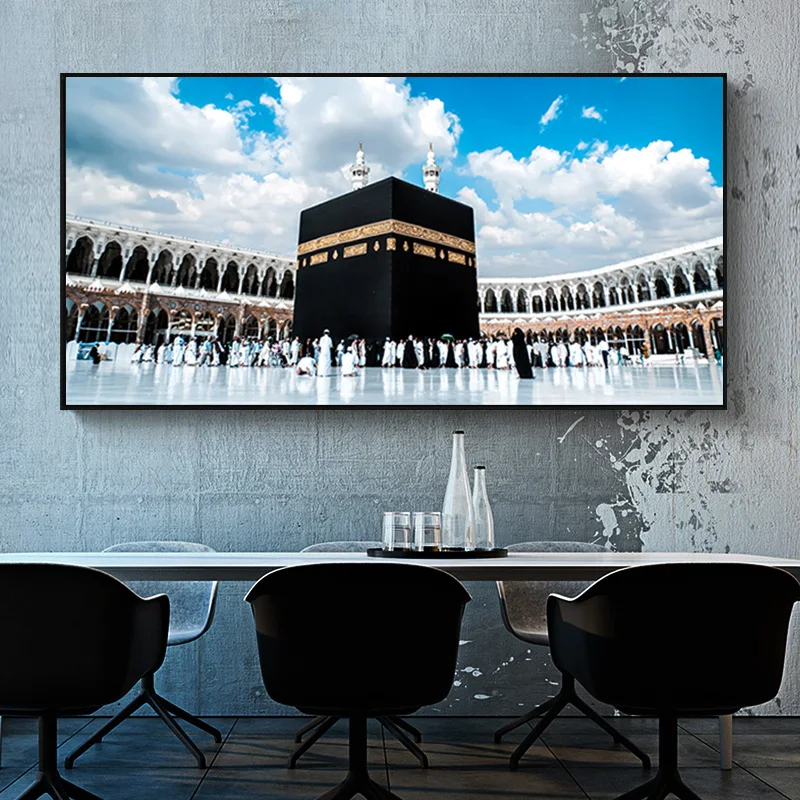 Print Mecca Islamic Sacred Landscape Canvas Painting Religious Architecture Muslim Mosque Wall Art Picture Home Decor Cuadros
Print Mecca Islamic Sacred Landscape Canvas Painting Religious Architecture Muslim Mosque Wall Art Picture Home Decor Cuadros