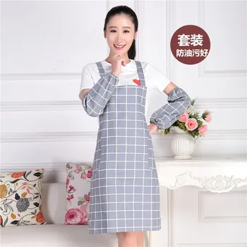 Apron Nordic style cotton thick tooling kitchen apron sleeves men and women oil-proof adult couple overalls
Apron Nordic style cotton thick tooling kitchen apron sleeves men and women oil-proof adult couple overalls