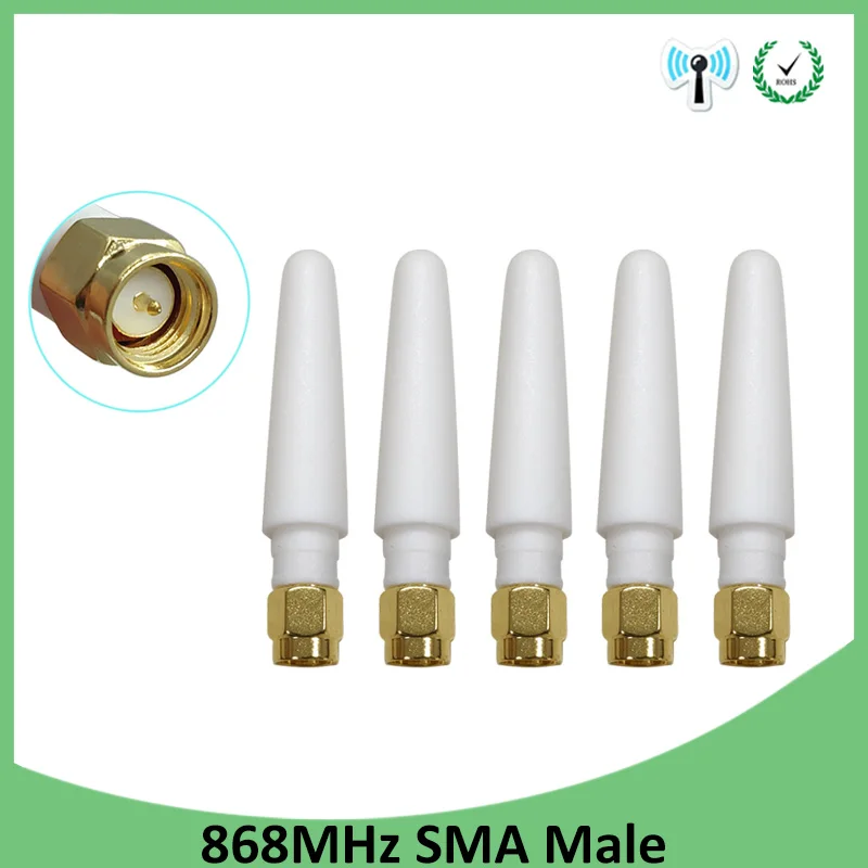 GRANDWISDOM 5/10/20pcs 868mhz antenna 3dbi sma male 915mhz lora antene pbx iot module lorawan signal receiver antena
GRANDWISDOM 5/10/20pcs 868mhz antenna 3dbi sma male 915mhz lora antene pbx iot module lorawan signal receiver antena