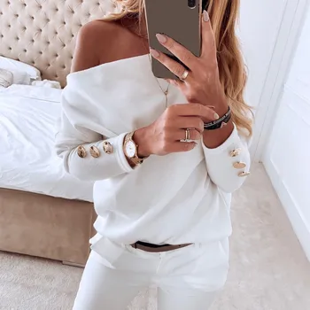 Women Turtleneck 2019 Office Lady Sweaters Button Sleeve Knit Sweater Solid Pullovers Causal Thin Slash Neck Knit Tops GV400
Women Turtleneck 2019 Office Lady Sweaters Button Sleeve Knit Sweater Solid Pullovers Causal Thin Slash Neck Knit Tops GV400