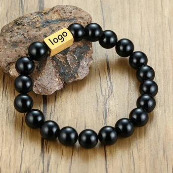 Men Women Personality Custom Bead Bracelets Black Onyx Engraved Dragon Logo Name Totem For Birth Gift Jewelry
Men Women Personality Custom Bead Bracelets Black Onyx Engraved Dragon Logo Name Totem For Birth Gift Jewelry