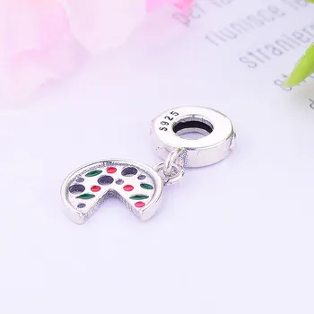 100% 925 Silver Italy Food Pizza Green Red Enamel Leaf Bead Fit Original Pandora Charm Bracelet For Making Women Berloque 2020
100% 925 Silver Italy Food Pizza Green Red Enamel Leaf Bead Fit Original Pandora Charm Bracelet For Making Women Berloque 2020