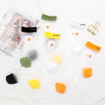 2020 Fashion Women Transparent Short Socks Daisies Printed Thin Socks Women Harajuku Streetwear Summer Elastic Socks
2020 Fashion Women Transparent Short Socks Daisies Printed Thin Socks Women Harajuku Streetwear Summer Elastic Socks
