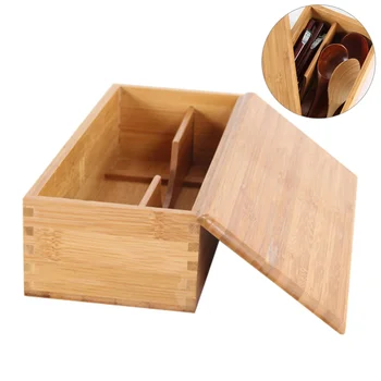 Eco-friendly Chopsticks Spoons Wooden Storage Box Double Row Tableware Storage Holder Thicken Practical Flatware Storage Contain
Eco-friendly Chopsticks Spoons Wooden Storage Box Double Row Tableware Storage Holder Thicken Practical Flatware Storage Contain