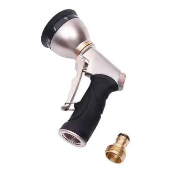 Electroplating Multi-Function High Pressure Water Gun 9 Function Front Trigger Water Gun Metal Gold Car Washing Water Gun
Electroplating Multi-Function High Pressure Water Gun 9 Function Front Trigger Water Gun Metal Gold Car Washing Water Gun