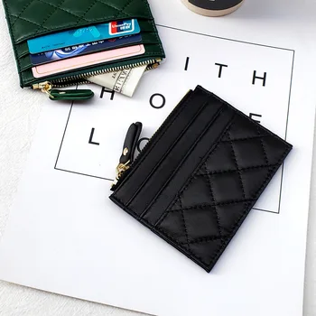 Women's short purse true pickup bag women's check purse card holder purse stylish lady small zipper purse with coin purse 
Women's short purse true pickup bag women's check purse card holder purse stylish lady small zipper purse with coin purse