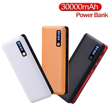 Portable Power Bank 30000 MAh Large Capacity Travel Charger Mobile Phone External Battery LCD Digital Display Fast Charger
Portable Power Bank 30000 MAh Large Capacity Travel Charger Mobile Phone External Battery LCD Digital Display Fast Charger