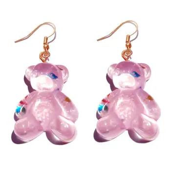 Earring For Women Resin Drop Custom Made Handmade Cute Girls Gift Eardrop Eardrop Charm Sequin Bear
Earring For Women Resin Drop Custom Made Handmade Cute Girls Gift Eardrop Eardrop Charm Sequin Bear