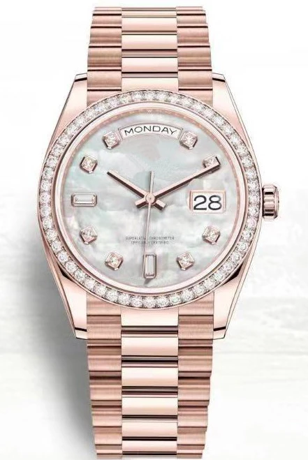 en Dayda Rose Gold Pearl Dial Automatic Mechanical Stainless Steel Sapphire Diamonds Watch noob factory RolexableÂ
en Dayda Rose Gold Pearl Dial Automatic Mechanical Stainless Steel Sapphire Diamonds Watch noob factory RolexableÂ
